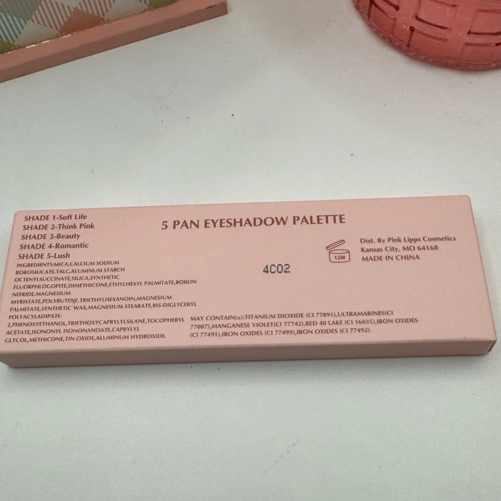 Pinklipps Mauve Me Mini Eyeshadow Palette‎ NEW